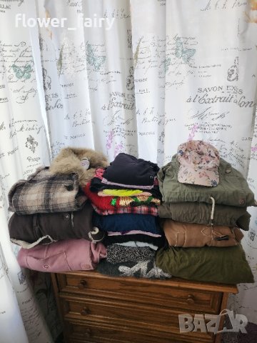 24 бр.детски дрехи,якета,палта за 12-14 год.момиче 
