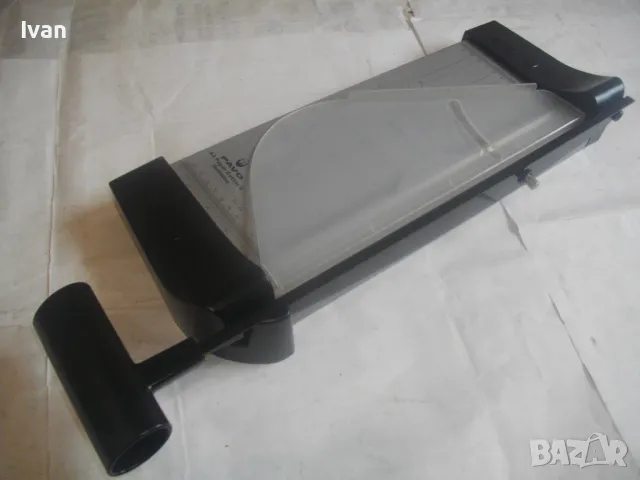 НОВА АЛУМИНИЕВА РЪЧНА ГИЛОТИНА ЗА РЯЗАНЕ НА ХАРТИЯ ФОРМАТ А4 И РАЗЛИЧНИ ВИДОВЕ СИРЕНА КАШКАВАЛ PAVO, снимка 4 - Други инструменти - 49652715