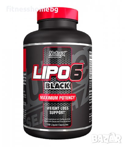 LIPO-6 BLACK 120 капсули NUTREX, снимка 1 - Хранителни добавки - 36638850