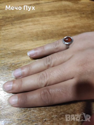 Стар сребърен пръстен (23), снимка 5 - Пръстени - 37745194