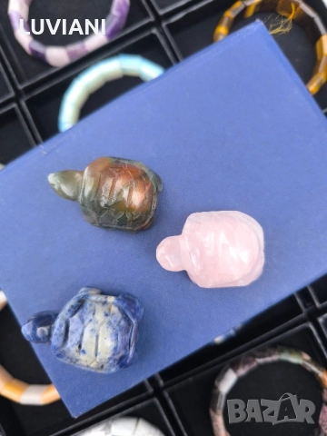 Костенурка Естествени Камъни , снимка 3 - Ръчно изработени сувенири - 52537304