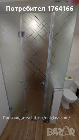 душ кабина с орнаментно  закалено стъкло, снимка 8 - Душ кабини и вани - 43724582