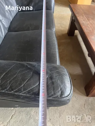 Кожен Диван, снимка 2 - Дивани и мека мебел - 50004338