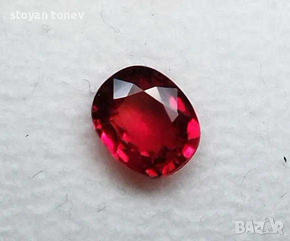 Невероятен блестящ червен сапфир - 1.11кт.! Сертифициран! Нов!, снимка 13 - Други - 48059351