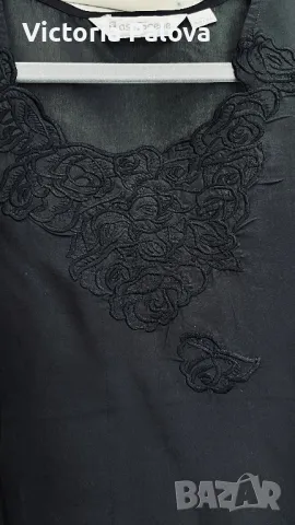 Копринен потник/топ с бродерия LAST SCENE , снимка 4 - Корсети, бюстиета, топове - 49914666