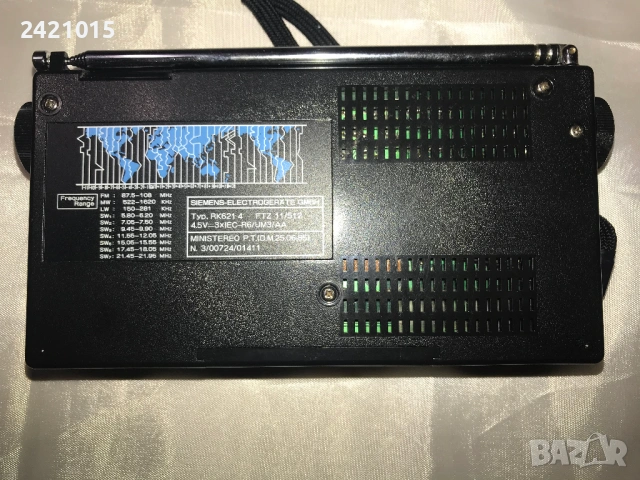 Радио Siemens RK 621 (Sangean SG-789), снимка 2 - Радиокасетофони, транзистори - 53076978
