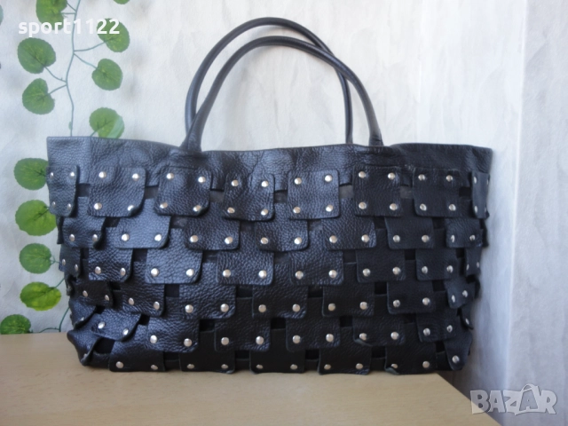 BERGE/естествена кожа/дамска чанта