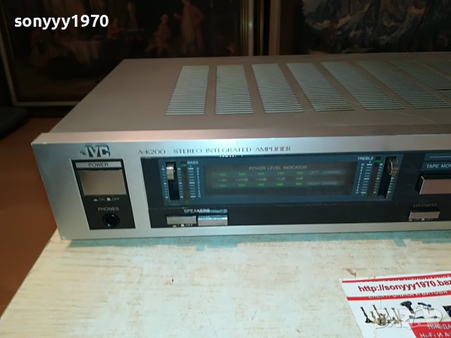 JVC A-K200 STEREO AMPLI MADE IN JAPAN-ВНОС SWISS 0409222049, снимка 5 - Ресийвъри, усилватели, смесителни пултове - 37899721