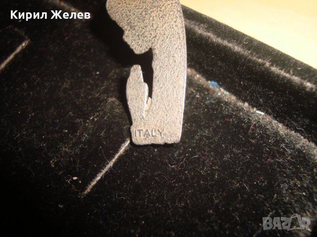 ПОСРЕБРЕН КАТОЛИЧЕСКИ МЕДАЛЬОН ИКОНКА 21682, снимка 7 - Колиета, медальони, синджири - 32525141