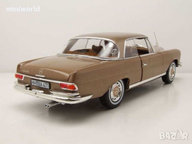 Mercedes-Benz 250 SE Coupe 1969 W111 - мащаб 1:18 на Norev модела е нов в кутия, снимка 2 - Колекции - 31595528