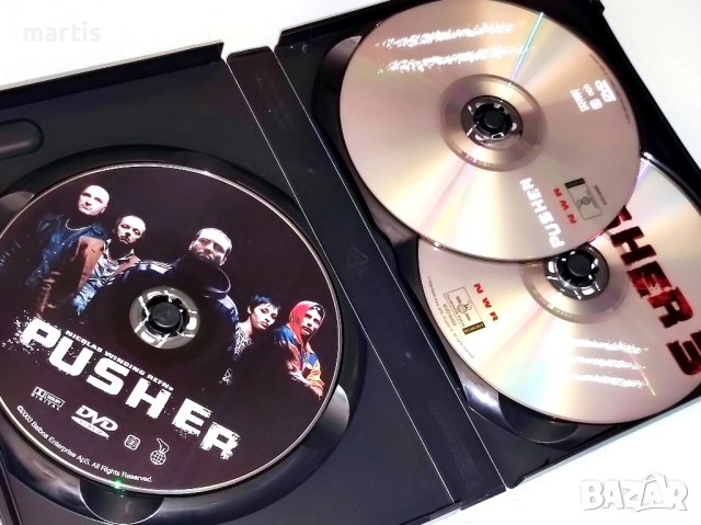 Pusher 1,2,3 DVD Колекция , снимка 2 - DVD филми - 43836244