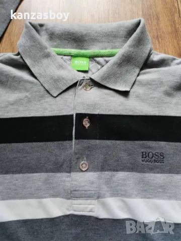 hugo boss green plisy - страхотна мъжка блуза Л