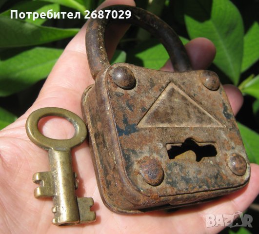  стар катинар с ключ, снимка 9 - Други ценни предмети - 28955737