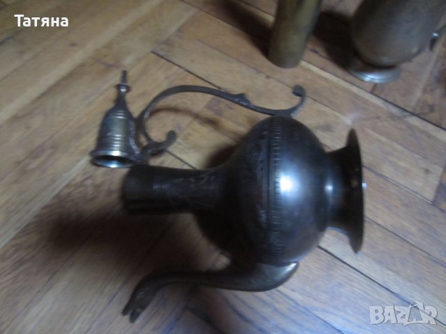 ръчна месингова кафемелачка ,кана,купа,свещници,джезвета,хаванчее, снимка 4 - Декорация за дома - 37818561