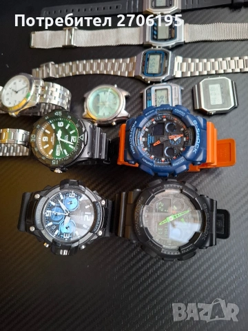 Лот от часовници - механични и кварцови , снимка 9 - Мъжки - 53192022