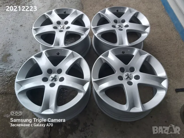 4 броя алуминиеви джанти за Peugeot 407,508 17, снимка 2 - Гуми и джанти - 48258544