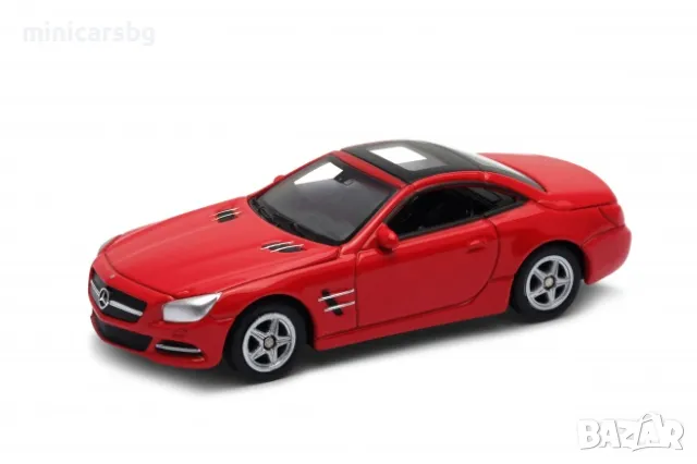 1:64 Метални колички: 2012 MERCEDES-BENZ SL500 - Welly