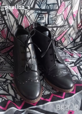 Естествена кожа / Два чифта / Маркови боти "Tamaris" "Pace" crafted shoes / N 39 , снимка 4 - Дамски боти - 43877113