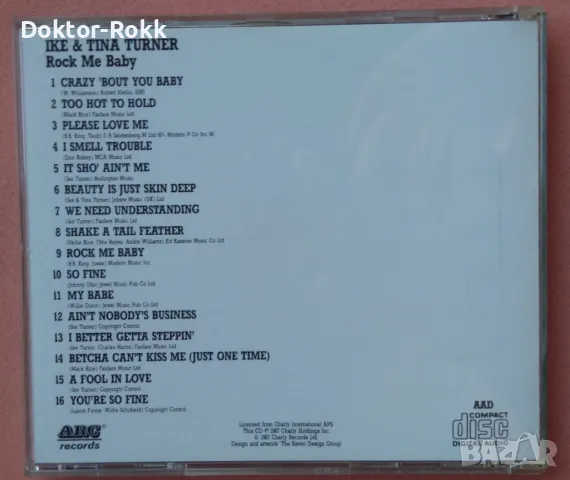 Ike & Tina Turner – Rock Me Baby 1987 (CD), снимка 2 - CD дискове - 47501268