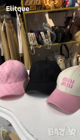 шапки с козирка Gucci miu miu , снимка 2 - Шапки - 53153808