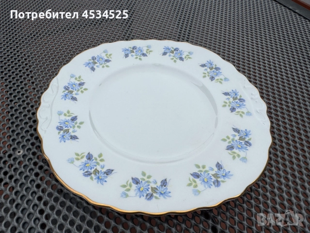 🫖 Луксозен английски порцеланов сервиз Royal Vale – Fine Bone China(около 1950 г)🫖, снимка 5 - Антикварни и старинни предмети - 52639229