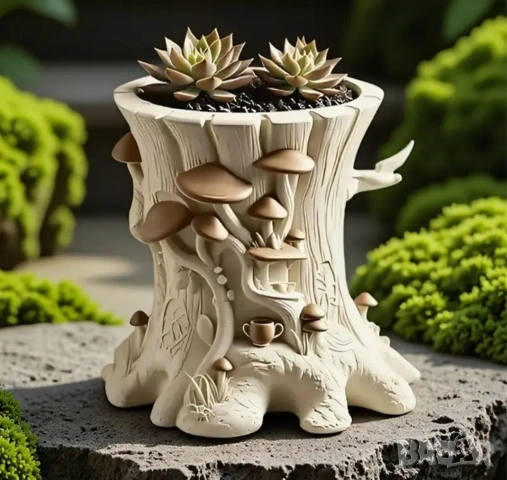 Молд кашпа дънер с гъби, снимка 14 - Форми - 53412597