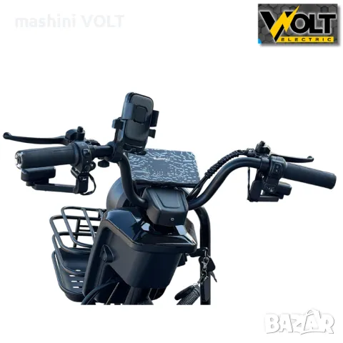 Електрическа триколка с покрив BULLMAX C2, 10” offroad джанти, 2+1 места, черна, снимка 7 - Инвалидни скутери - 48323732