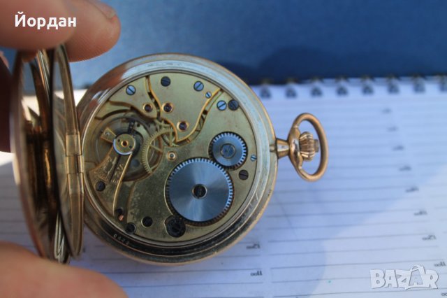 Швейцарски джобен позлатен часовник "BWC ''  52 мм, снимка 15 - Антикварни и старинни предмети - 40579743