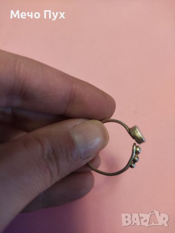 Стар сребърен пръстен (75), снимка 6 - Пръстени - 38975269