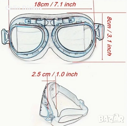 Ретро очила в стил стиймпънк винтидж, снимка 3 - Слънчеви и диоптрични очила - 53517651