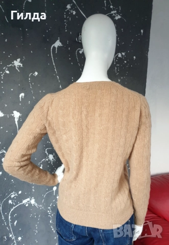 POLO Ralph Lauren вълна и кашмир пуловер M, снимка 5 - Блузи с дълъг ръкав и пуловери - 52777424