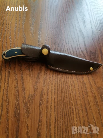ножове от цяло пърче метал с кожени калъфи , снимка 3 - Ножове - 47814466