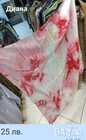 Дамски шалове-рисувана коприна, снимка 11 - Шалове - 49104104