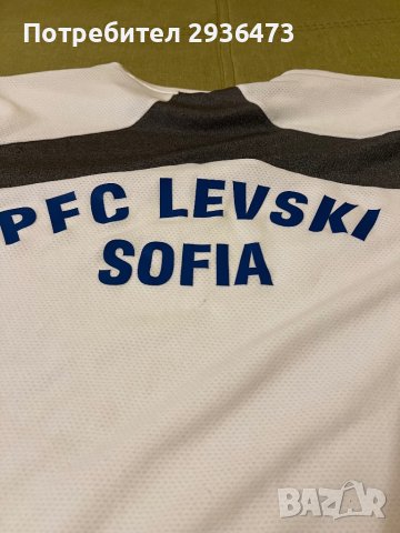Оригинална футболна фланелка на Левски, снимка 6 - Спортни дрехи, екипи - 43575633