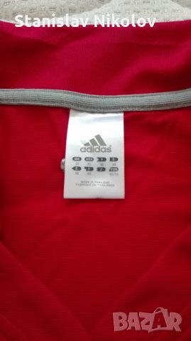 Тениска Adidas (all red) , XL (06/05 година), снимка 5 - Тениски - 32795708