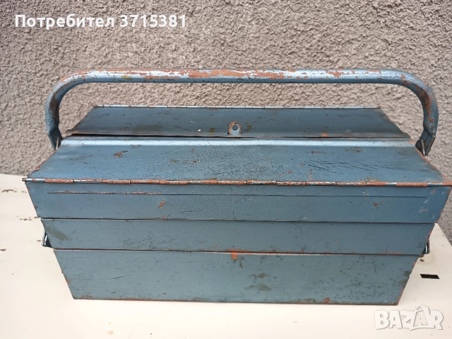 Метален куфар за инструменти , снимка 2 - Куфари с инструменти - 52367041