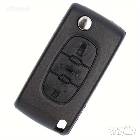 Кутийка за ключ с 3 бутона за Peugeot/Citroen 207 307 308 407 607 Partner Berlingo C2 C3 C4, снимка 2 - Аксесоари и консумативи - 50285379