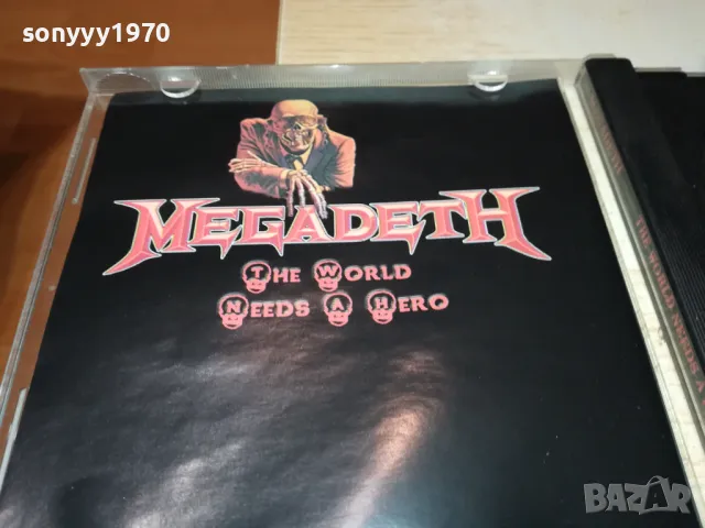 MEGADETH 2001 ORIGINAL CD 1804252028, снимка 17 - CD дискове - 49944880