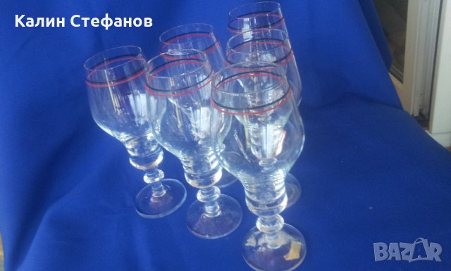 Чаши за алкохол 150 мг със столче 6 бр комплект, снимка 6 - Чаши - 28232366