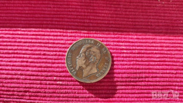 10 centesimi Италия 1863 година. , снимка 4 - Нумизматика и бонистика - 37398174