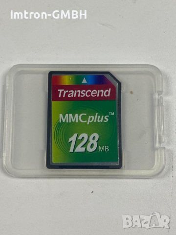 FLASH CARD  Transcend 128MB TS128 MMC4 MMC Plus Memory Card 200X Bulk Refurbished