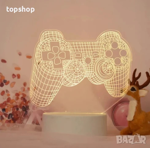 Тотална разпродажба на 3D лампи, различни видове, цена на брой, снимка 6 - Настолни лампи - 50552424