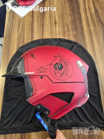 RuRoc RG2 Deadpool - Ски каска и очила, снимка 7 - Зимни спортове - 52001218