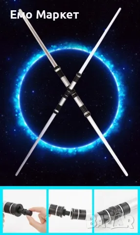 Детска играчка цветен светлинен лазерен меч Star Wars със звук, снимка 6 - Други - 49149639