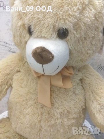 80см! Пухкаво мече с панделка, 2 цвята, снимка 4 - Плюшени играчки - 38615764