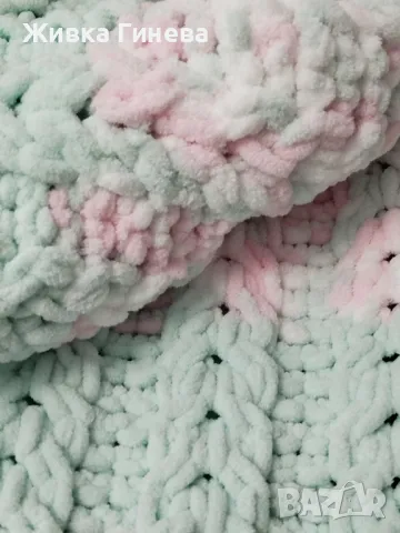 Нежно бебешко одеало от Ализе пуфи. , снимка 2 - Комплекти за бебе - 47871615