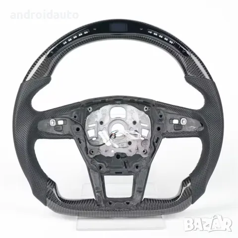 Кожен/Карбонов Спортен Волан Audi A3/A4/A5/A6/A7/Q3/Q5/Q7, снимка 5 - Аксесоари и консумативи - 48777757