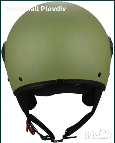 Каска отворена BHR ретро размер S/M/L/XL очила мото мотор, снимка 6 - Аксесоари и консумативи - 49176640