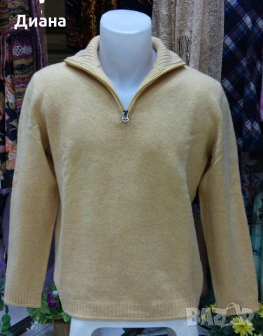 Мъжки пуловери с цип-кашмир,мерино, снимка 2 - Пуловери - 34880350