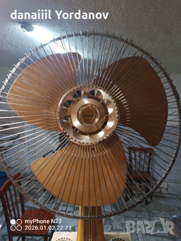 Ретро вентилатор National F-401C с КАСЕТОФОН – Колекционерски! , снимка 8 - Антикварни и старинни предмети - 53058178